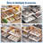 Wide version 2-Pack Pull Out Cabinet Organizers, Expandable 12.2"–18.9" Width, 21" Deep Full Extension Slide Out Shelves, Heavy-Duty Carbon Steel, No-Drill Ultra-Fine Film Installation-135782811