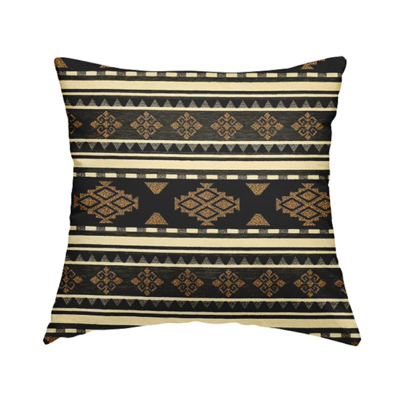 Clifton Striped Square Cushion, 43cm H x 43cm W x 5cm D