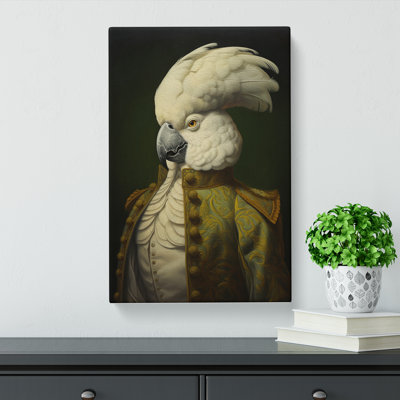 Cockatoo Renaissance Art - Wrapped Canvas
