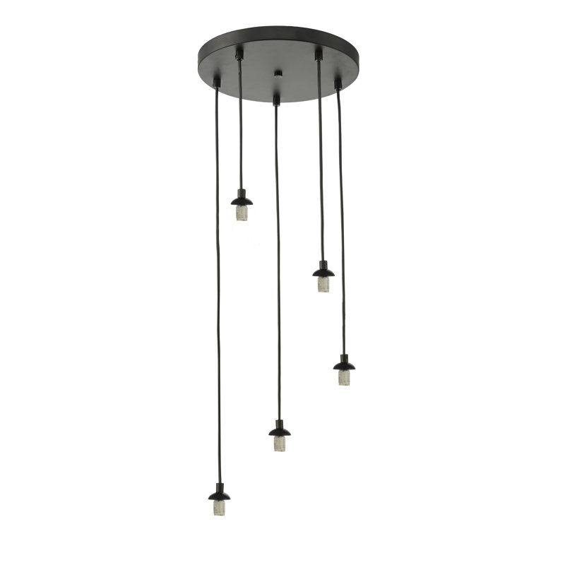 5 - Light Matt Black Pendant