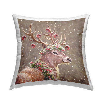Coussin Holiday Holiday Deer Festive Baubles