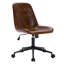 Chaise de travail sans accoudoirs en similicuir de 23 po Keavey -1239849556-1239849557