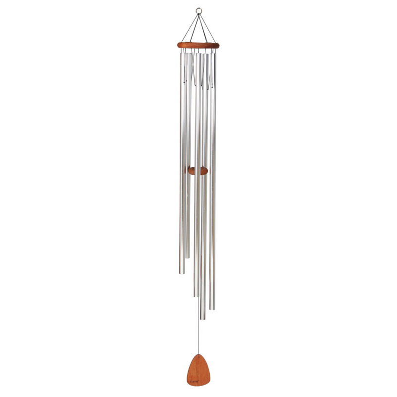 Carillon à vent Festival, Argent, H 60 po x l 8 po x P 8 po