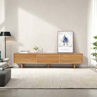 Modern Simple  Oak TV Stand