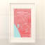 Santa Monica, carte de la ville, impression-1355529876-1355529872