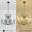 8-Light Retro Luxury Crystal Candle Chandelier