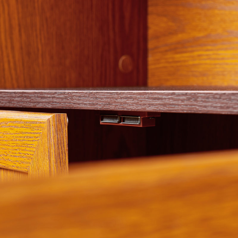 Grandes bibliothèques avec rangement, armoire de maison rustique réglable en bois aggloméré