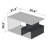 Aveline Modern Asymmetrical Coffee Table-2055931055