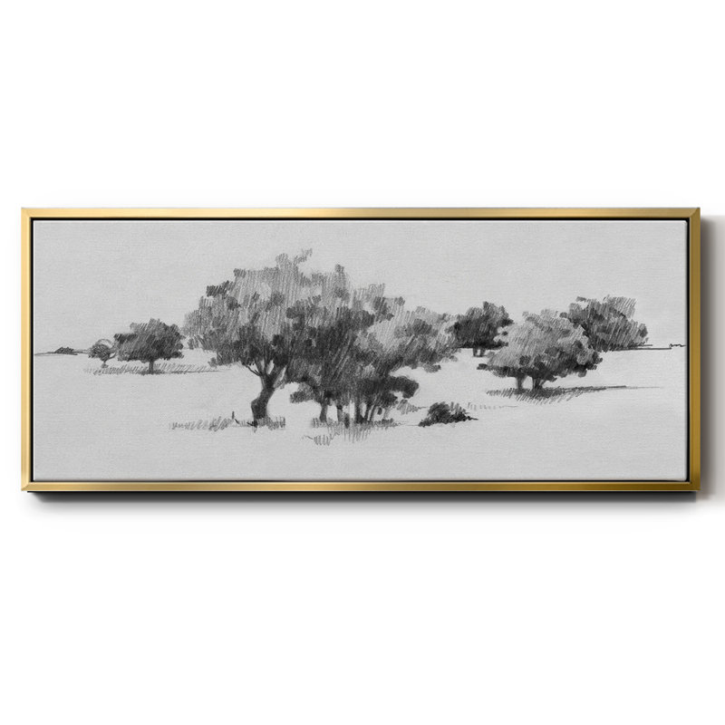 Treeline S Croquis II - Toile encadrée