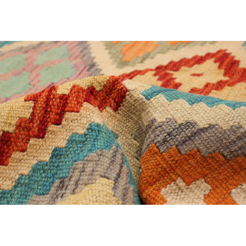 Tapis unique en laine nouvel âge 6 pi 6 po x 9 pi 8 po Braeswood