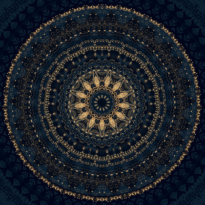 Mandala indigo
