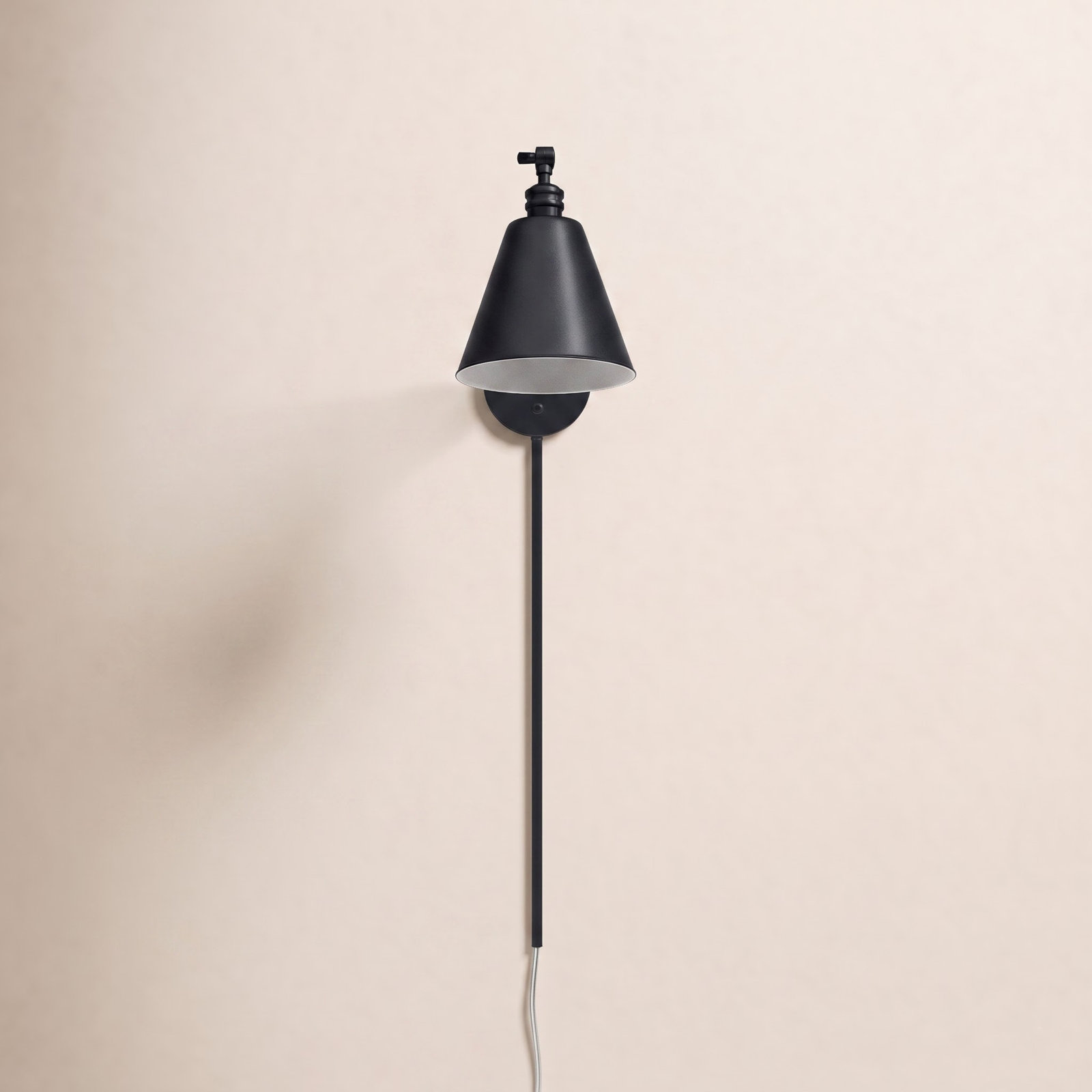 Single Light Dimmable Swing Arm Sconce