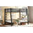 Metal Full Xl Over Queen Bunk Bed