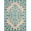 Tapis intérieur / extérieur bleu turquoise Friedler-88927022