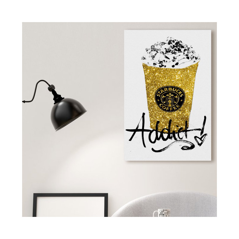 Glitter carburant - impression sur toile tendue, H 15 po x l 10 po, Toile tendue