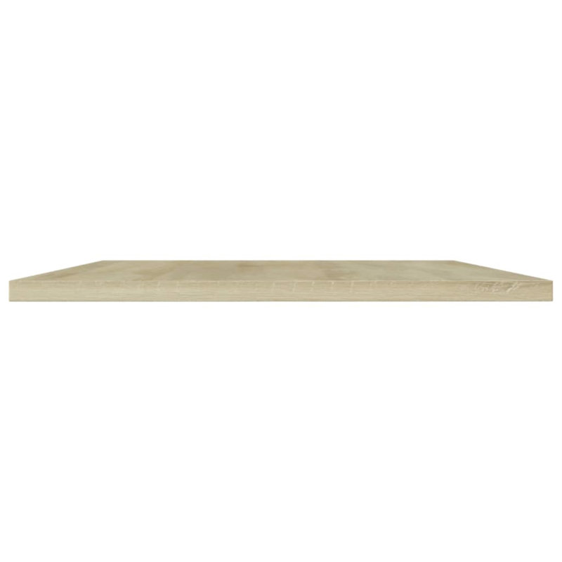 Tablettes flottantes étagères murales, Brun, H 0,6 po x l 31,5 po x P 15,7 po