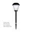 Solar Powered Integrated LED Metal Pathway Light Pack-293246251