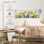Tulipes jaune vif - impression sur toile tendue-54276110