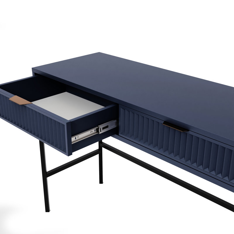 Alfrida Dressing Table, Navy blue