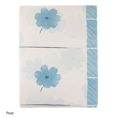 Cotton Blend, Polyester Floral Duvet Cover Set with Pillowcases