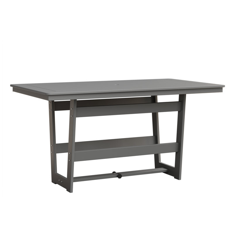 Table rectangulaire à hauteur de comptoir 70 po Berlin Gardens Hudson, Brouillard