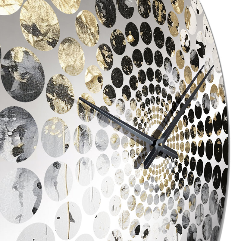 Jomayra - Horloge murale peinture abstraite, Petit
