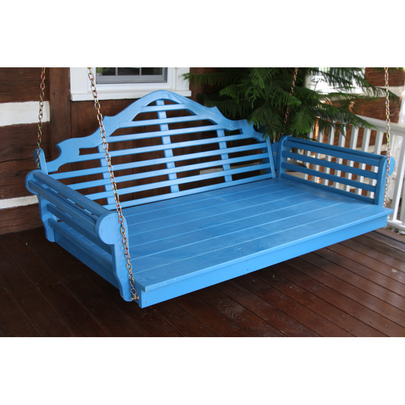 Balancelle Toya, Bleu Cara¨ïbes, H 32 po x l 78 po x P 47 po