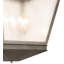 Luminaire suspendu carré 10 lumières