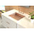 Badeloft 23.6" x 16.5" Stainless Steel Undermount Bathroom Sink ES-UB-04-L-BRG in Brushed Rose Gold-99358760