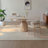 Rectangular Rock Slab Solid Wood Dining Table-594506504