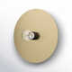 Hooke Single Light Steel Dimmable Flush Mounted Sconce
