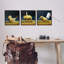 Ensemble de 3 impressions sur toile encadrées-293872454-293872448