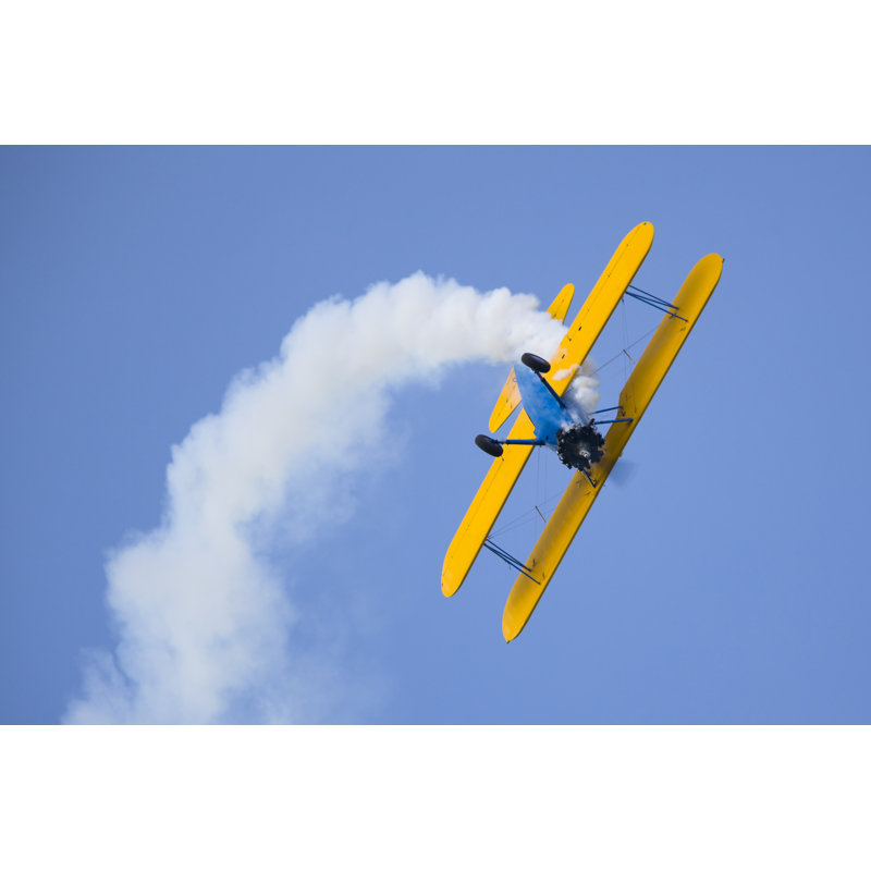 Aerobatic Airplane by Balloonguy - Wrapped Canvas Print, 51cm H x 76cm W x 3.8cm D