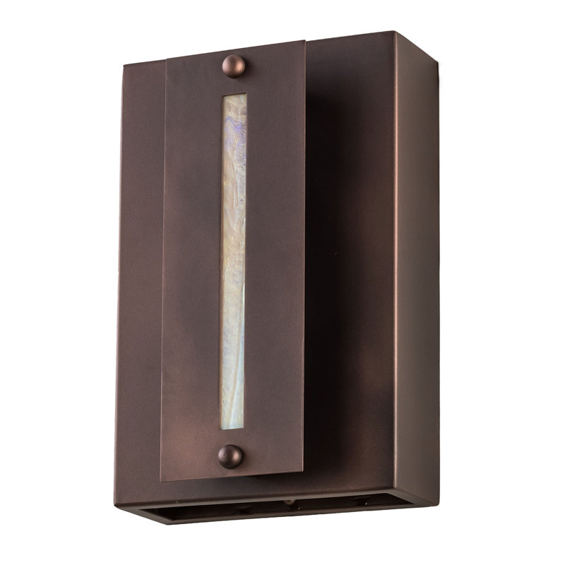 Moss Creek Creekside 2 - Light Flush Mounted Sconce, Cinnamon Coffee Metallic