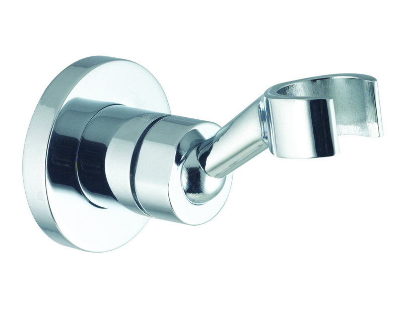 Brass Wall Mount Hand Shower Holder, Brushed Nickel