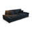 Black Chenille Modular Sofa cushion couch