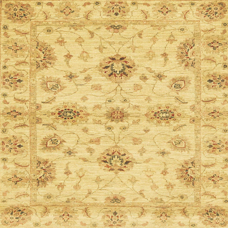 Tapis abstrait moderne 3845, Carré 4 pi