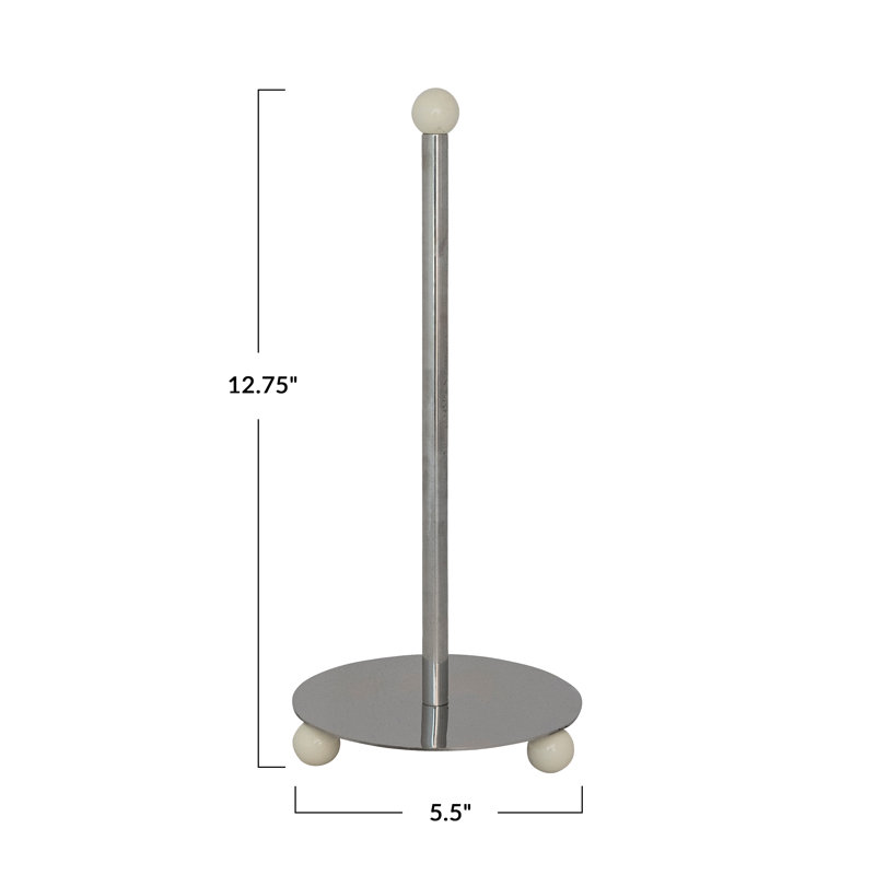 Porte-essuie-tout en acier inoxydable