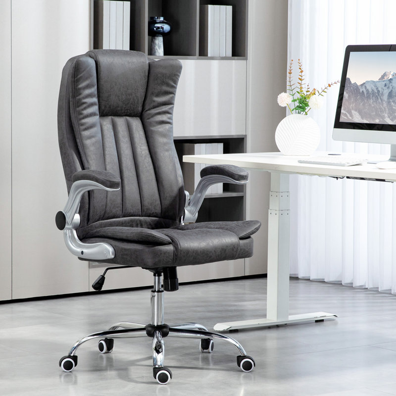 Fauteuil de direction HOMcom, Gris