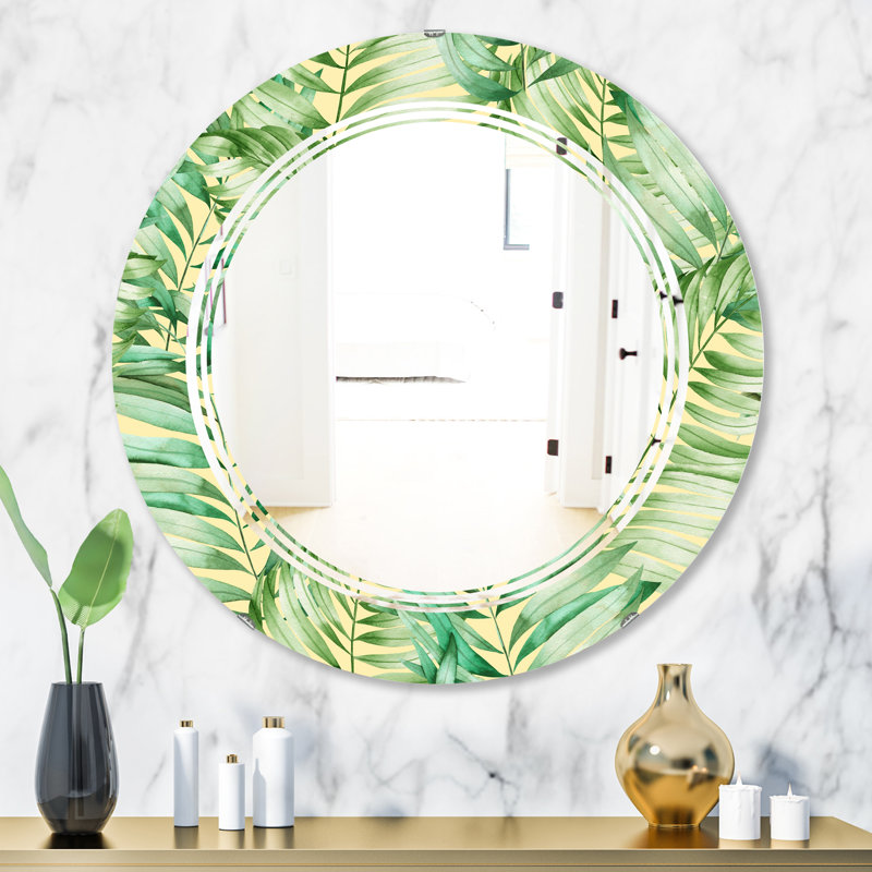 Miroir mural Foliage, 31,5 po x 31,5 po