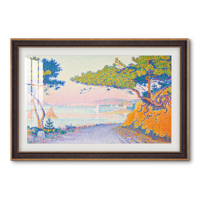 Golfe Juan, 1896-Paul Signac-Impression encadrée personnalisée