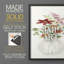 Reproduction encadrée Provence Bouquet II - bois massif-112361772-112361773