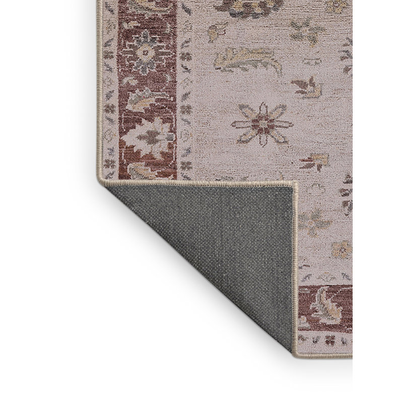Tapis oriental brun Zale, Rectangle 4 pi x 6 pi