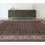 Tapis noir et ivoire de haute qualité noué à la main