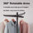 Folding Laundry Drying Rack With 3 Rotatable Arms For Hangers-1039032590