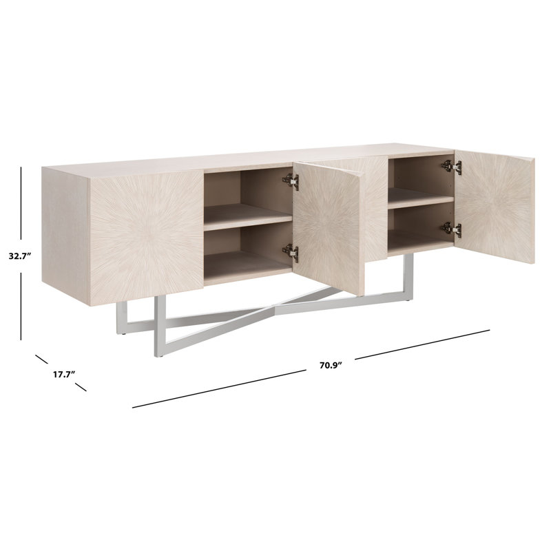 71'' Sideboard, Light Gray