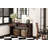 TREXM Rustic Wooden Console Table with Storage Drawers and Open Shelf - Elegant Entryway Table