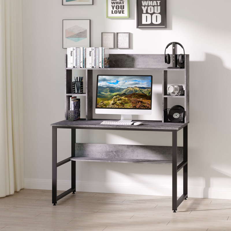 Bureau, Grain de bois gris