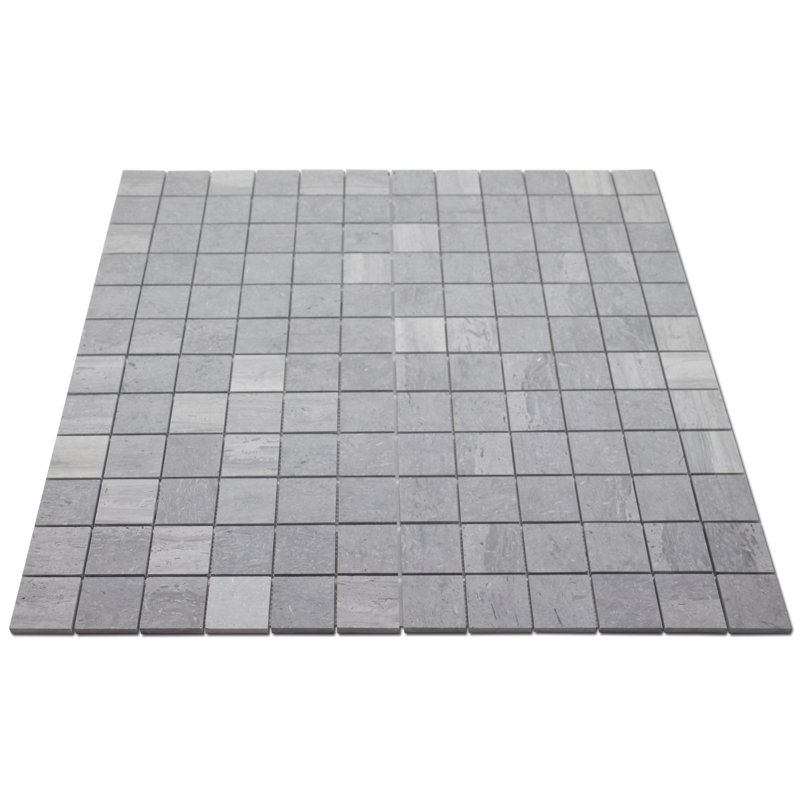 2" x 2" Marble Mosaic Wall & Floor Tile, Blue Savoy