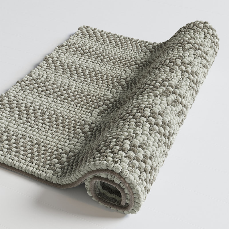 Yanira Bath Mat, Dark Blue